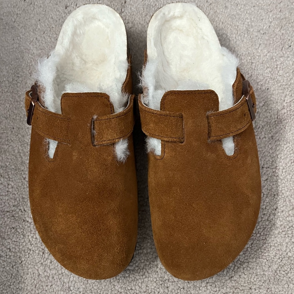 Birkenstock Val/ Shearling mules